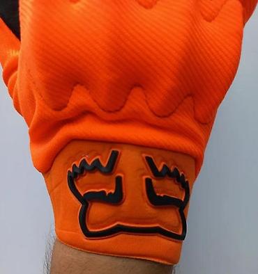 Oprema za bicikliste: MTB/motokros rukavice – narančasto/crne - Lagane i prozračne: gornji — 4