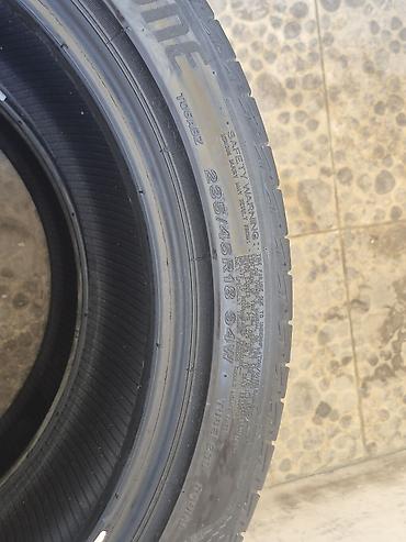 teker kompressoru: Bridgestone Turanza T005A təkərlər - Ölçü: 235/45 R18 - Yük və sürət — 3