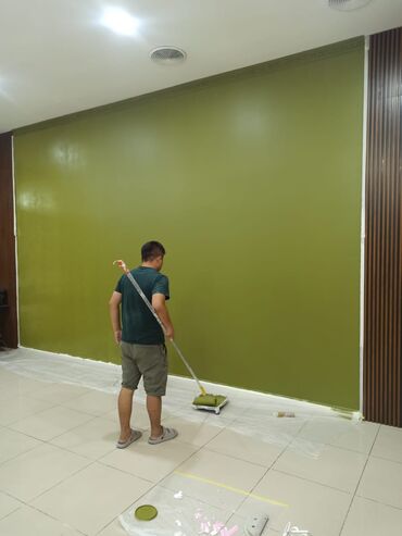 Покраска: Краска баардык турун чачабыз безвоздушный краскапульт менен водаемулся — 1