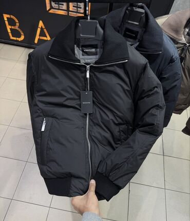 форма охраны: Мужская утепленная куртка-бомбер турецский - Цвет: черный (в наличии