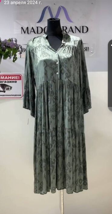 льняные платья для полных: Повседневное платье, Италия, Стандарт