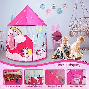 Šatori za decu: SATOR TUNEL BAZEN ZA DEVOJCICE NOVO MODEL 2025 POP-UP SISTEM | Cene — 9