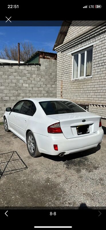 Subaru: Subaru Legacy: 2004 г., 2 л, Автомат, Газ, Седан