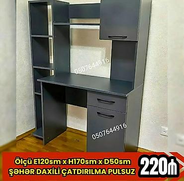 Uşaq mebeli: Oğlan və qız üçün, Yeni, Siyirməli, Yazı masası, Stulsuz — 5