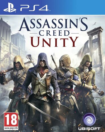 Видеоигры: Продаю диск ps4-5
assassin's creed Единство в хорошем состоянии