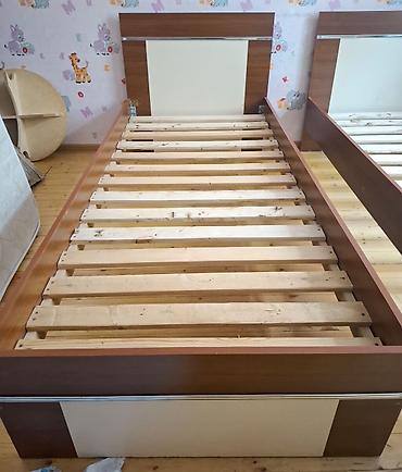 embawood mebelleri qiymetleri: Oğlan və qız üçün, İşlənmiş, 2 təknəfərlik çarpayı, Yazı masası, Dolab, Komod — 6