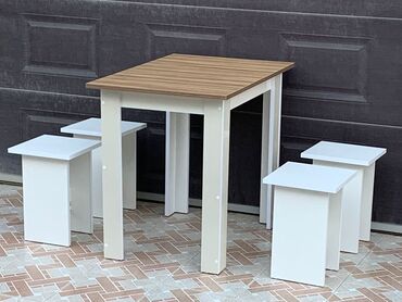 Masa və oturacaq dəstləri: Mətbəx üçün, Yeni, 4 stul — 13