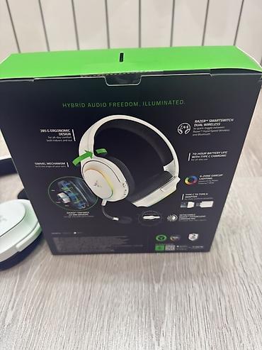 Qulaqcıqlar: Yeni Simsiz (Bluetooth) Qulaqcıqlar, Razer, rəng - Ağ — 5