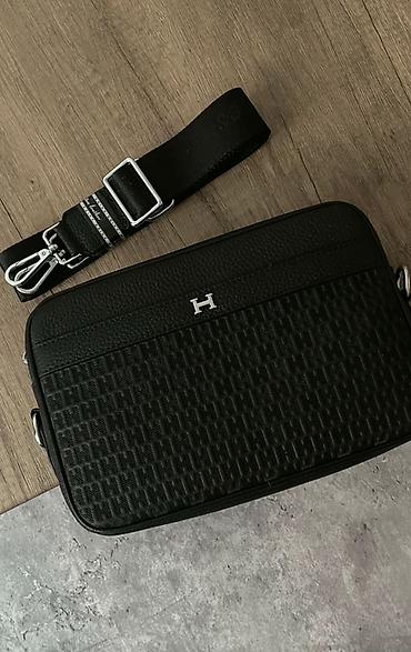 Классикалык сумкалар: Стильная мужская барсетка Hermes на каждый день. Минималистичный — 2