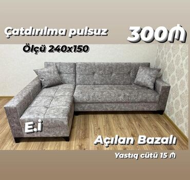 qupka satisi: Угловой диван, Новый, Раскладной, С подъемным механизмом