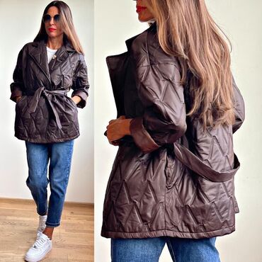 Ostale jakne, kaputi, prsluci: 🔥Ženska prošivena jakna na akciji – kratki model sa pojasom
✅2300 din — 1