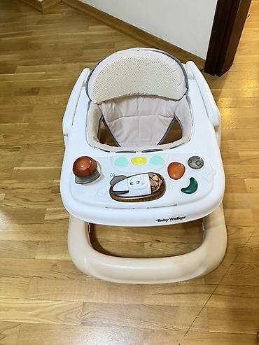Другие развивающие игрушки: Uşaq gəzdiricisi – “Baby Walker” tipli - Rəng: ağ/bej korpus, bej — 3