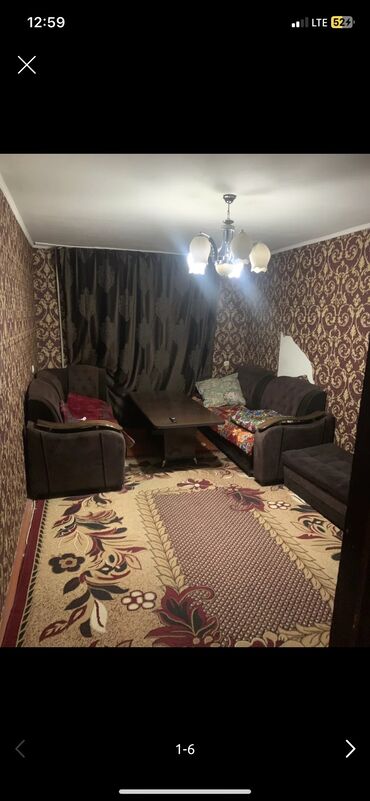 дом в кордае: 2 бөлмө, 48 кв. м, Жеке план, 2 кабат, Эски ремонт