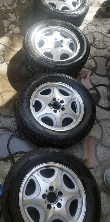 купить 14 диски: Железные Диски R 16 Mercedes-Benz, Комплект, отверстий - 5, Б/у
