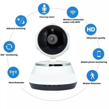 yaxa kamerasi: ⭐wi̇-fi̇ kamera v380 720p və 1080p, 1mp və 2mp ağilli i̇zləmə