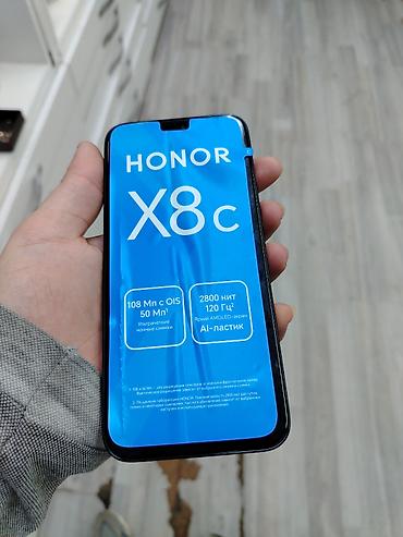 honor 7 magic lite: Honor X8c, 256 GB, rəng - Qara, Barmaq izi, Face ID, İki sim kartlı — 1
