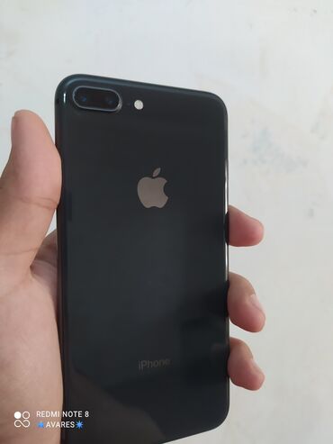 iphone 11 qiymeti irsad: IPhone 8 Plus, 64 GB, Qara, Barmaq izi