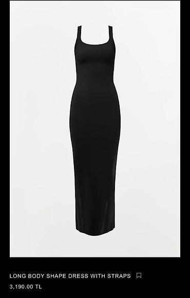 zara 34: Повседневное платье, Лето, Длинная модель, Прямое, S — 3