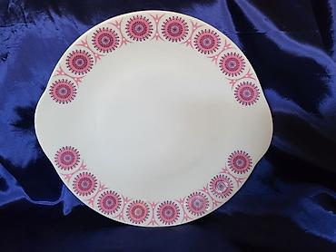 Ostali antikviteti: Servis za torte,kolace Bohemija Epiag Carlsbad 70te. Servis bohamija — 10