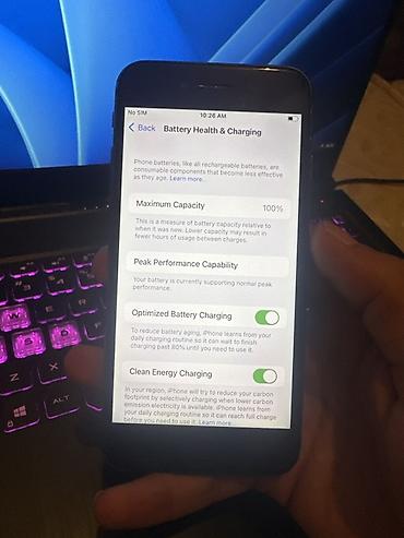 iphone 8 barter var: IPhone 8, 256 GB, Qara, Barmaq izi — 4