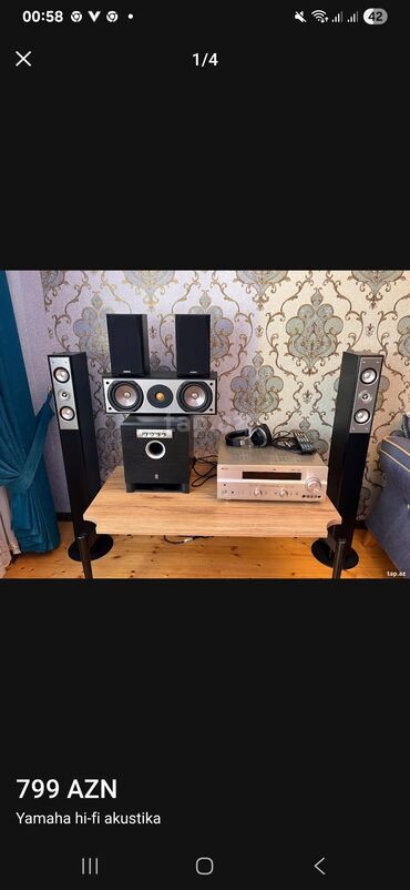 Səs gücləndiriciləri: ROTEL RB-1080 güc gücləndiricisi - Stereo power amplifier - Güc: 200W — 3