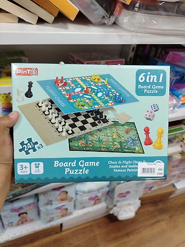 flight: Набор настольных игр 6-в-1 PinT6 — Board Game Puzzle. Состав и игры — 1