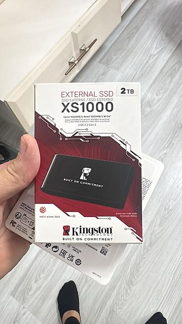 masaj səyyar: Kingston XS1000 Xarici SSD – 2 TB - Yaddaş tutumu: 2 TB - Bağlantı — 1