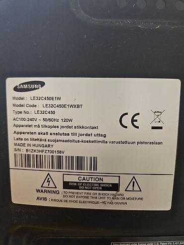 pc controller: İşlənmiş Televizor Samsung LCD 32" 4K (3840x2160), Ünvandan götürmə — 5