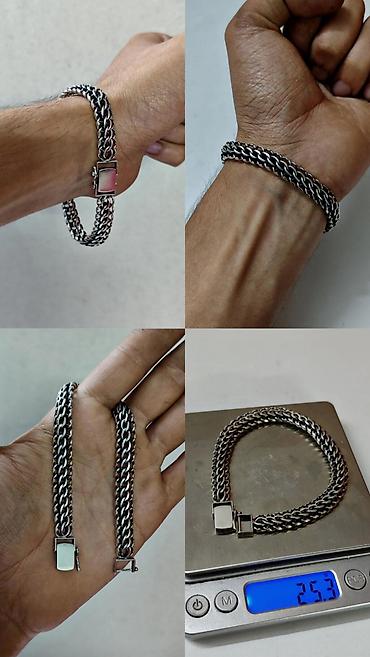 Серебряные цепочки: Цепочка, Проба 925, Мужские, Новый — 9