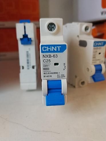 Автоматический выключатель CHiNT NXB-63, характеристика C, 25 A