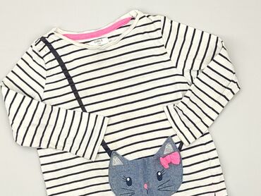 biała letnia sukienka mini: Blouse, 3-4 years, 98-104 cm, condition - Good