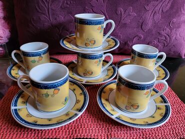 Soljice nove porcelanske za kafu. Soljice komada 6 u ceni,kutija