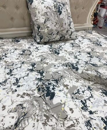 Комплекты постельного белья: Постельное бельё 100 хлопок, постельное бельё, простынь на резинки — 54