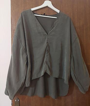 miss xu: Massimo Dutti ženska bluza - Model: široka, lepršava bluza sa — 1