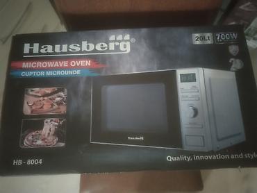 Hausberg HB-8004 mikrodalğalı soba - Həcm: 20 litr - Güc: 700 W (MAX)