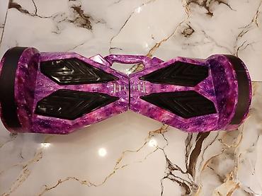Электротранспорт: Özünütarazlayan skuter (hoverboard) – bənövşəyi “qalaktika” dizaynı — 1