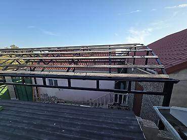 Dam örtükləri: Metalkonstruksiya “naves” karkası – həyət, giriş, terras və avtomobil — 3