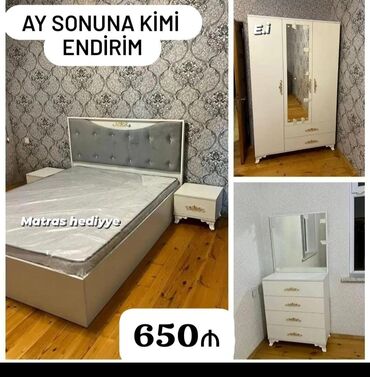 Çarpayılar: Yeni, Təknəfərlik çarpayı, Bazasız, Matras ilə, Siyirməsiz — 18