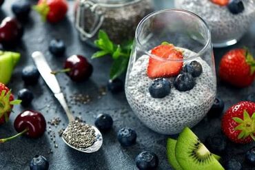 кофе молотый: Семена чиа, натуральные, неочищенные - Упаковка: крафт-пакет с