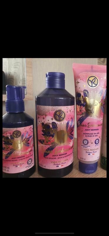 qaş və kirpiklər üçün baxım: Yves Rocher 35azn Dus geli Beden skrabi Sabun Hamisi yenidi