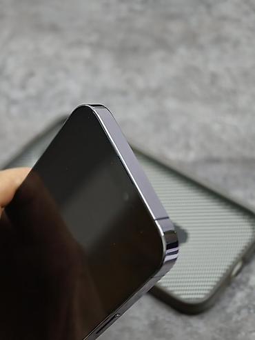 Apple iPhone: IPhone 14 Pro Max, Б/у, 256 ГБ, Deep Purple, Чехол, 89 % — 3