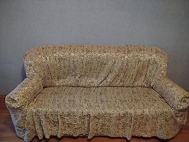 salon üçün divanlar: İşlənmiş, Divan, 2 kreslo, Divan, Bazalı, Açılan — 1