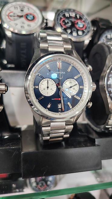 islenmis saat: TAG Heuer Carrera xronoqraf saatları - Korpus və kəmər: paslanmayan — 6