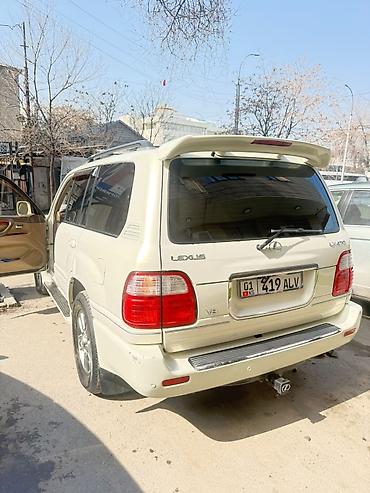 lexus 470 белый: Lexus LX: 2000 г., Автомат, Бензин, Внедорожник — 4