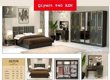 Yataq otağı dəstləri: 2 təknəfərlik çarpayı, Dolab, Termo, 2 tumba, Azərbaycan, Yeni -da lalafo.az — 2 Yataq otağı dəstləri: 2 təknəfərlik çarpayı, Dolab, Termo, 2 tumba, Azərbaycan, Yeni — 2