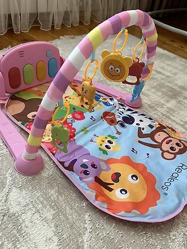 Развивающие игрушки: Uşaq inkişaf döşəyi və musiqili piano ilə oyun xalçası - Rəngarəng — 1
