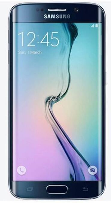 телефон lg: Samsung Galaxy S6 Edge, Колдонулган, 32 GB, түсү - Ак, 1 SIM