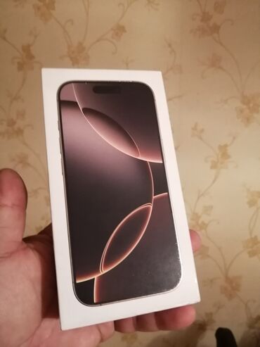 Mobil telefonlar üçün digər aksesuarlar: İphone 16 pro qutusu titanium 256gb