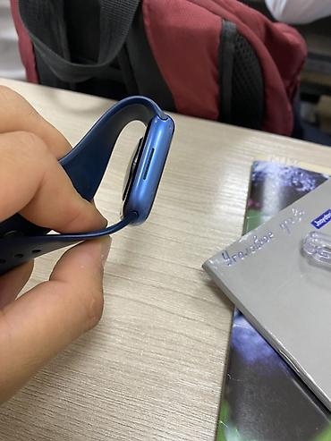 apl: АКБ 83% Смарт‑часы Apple Watch (алюминий, цвет Blue) с синим — 2