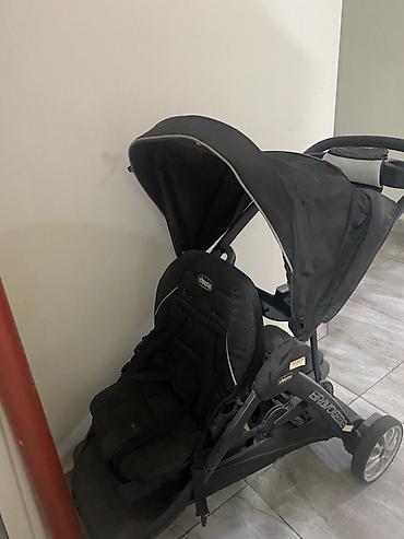 Əkizlər üçün arabalar: Chicco BravoFor2 uşaq arabası - İki uşaqlı ailələr üçün dizayn: ön — 2